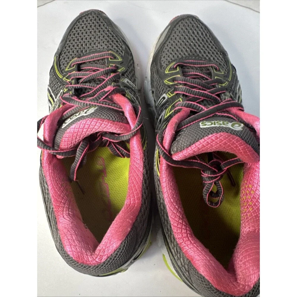 ASICS Gel GT-2170 Women’s Size 7.5 Gray Pink Lime Running Shoes T256N